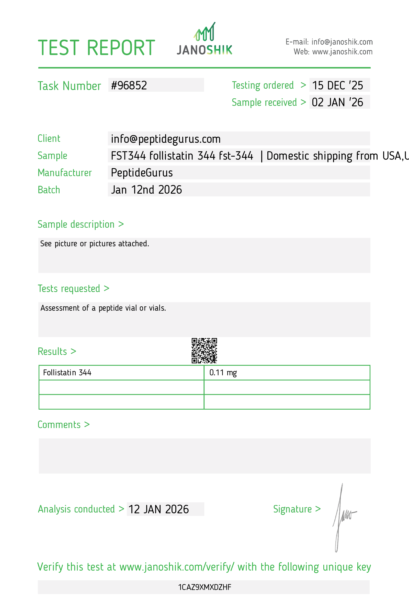 Follistatin 315 0.1mg